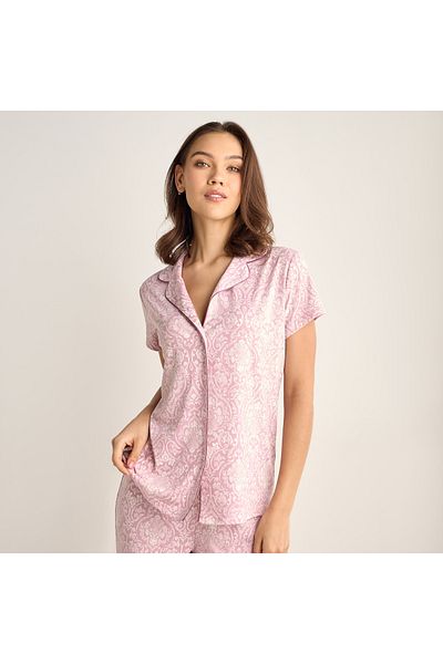FAV Printed Shirt and Pyjama Set