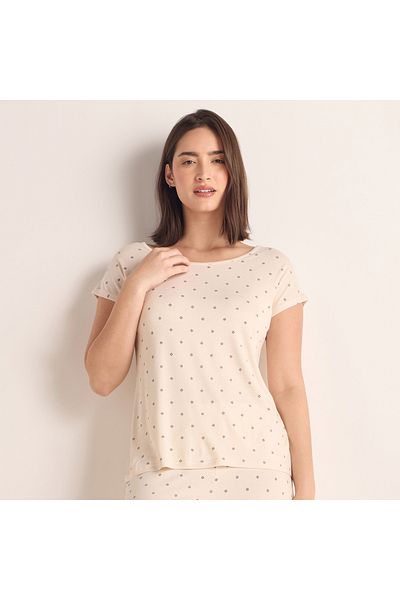 FAV Printed Round Neck Top and Pyjama Set