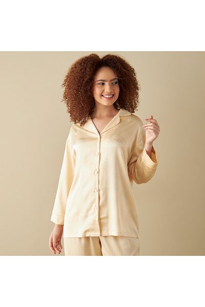 FAV All-Over Mickey Mouse Print Shirt and Pyjama Set
