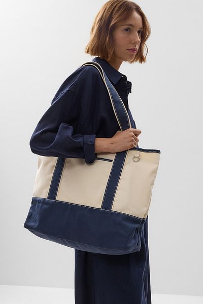 Oysho Canvas shopper bag