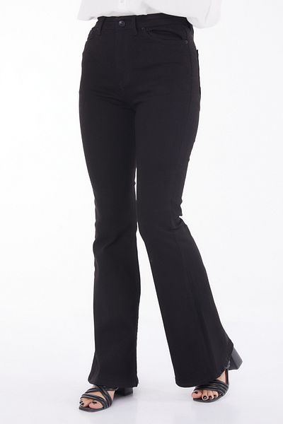 TOFİSA Flared Leg Jeans Black - 25744