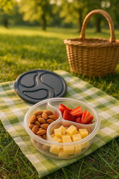 denizhomecollection 3 Compartment Small Storage Mold - Anthracite Color