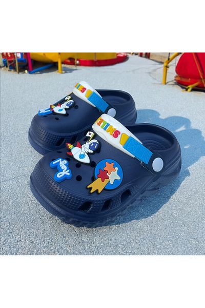 Hızlı Al Boy Sandals Slippers. Non-Slip Sole Suitable for Daily Use Boy Sandals Slippers