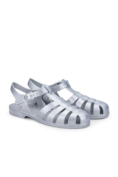 IGOR Women's Buckle Sandals S10346 Biarritz Metal Brillo