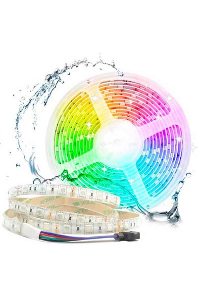 CLASSLIGHTS RGB LED strip, 120LED/m, IP65 exterior, 5 meter roll, ElectroAZ
