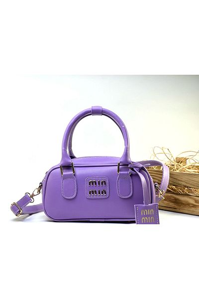 mın Small Size Soft Surface Crossbody Bag with Arma Detail