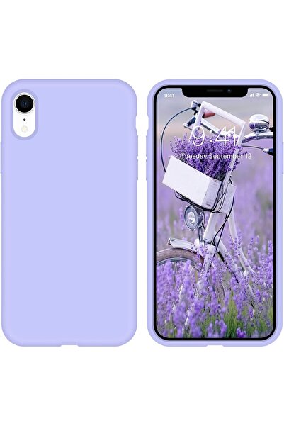 izzytech iPhone Xr Compatible Lilac Inner Velvet Case Cover