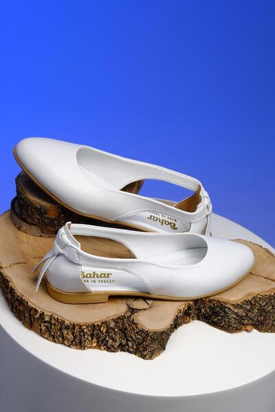 Oksit Γυναικείες μπαλαρίνες Bekkin με ανοιχτό πλάι και λεπτομέρεια φιόγκου στην πλάτη