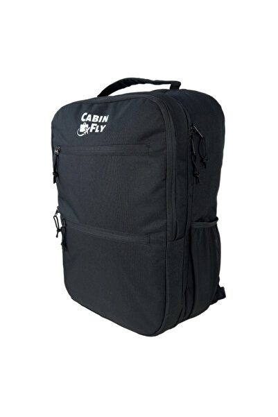 CABINFLY Χειραποσκευή Skyrocket 55x35x25 cm, μαύρη, για KLM, Air France, χωρη...