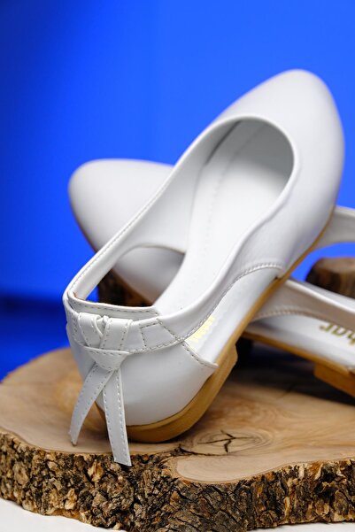 Oksit Γυναικείες μπαλαρίνες Bekkin με ανοιχτό πλάι και λεπτομέρεια φιόγκου στην πλάτη