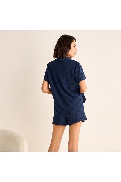 FAV Mickey Mouse Textured Shirt and Shorts Set