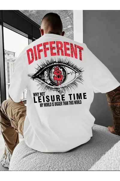 AZIZI TEKSTIL Comfortable Breathable and Flexible Graphic T-Shirt for Men wit...