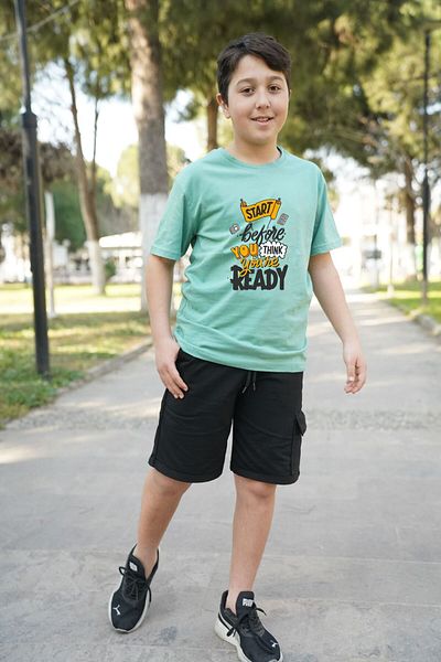 cm buseyiz Relaxfit Combination Series- T-Shirt & Capri