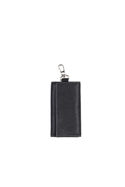 Aka Black Leather Keychain - 006 2 Model