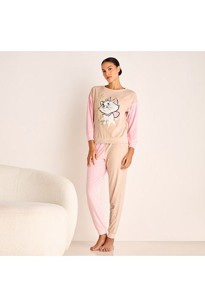 FAV Marie Print Long Sleeve Sweatshirt and Elasticated Joggers Set