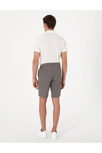 Pierre Cardin Vizon Slim Fit Beli Lastikli Bağcıklı Dokuma Şort 50305901-VR052