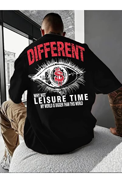 LAND MODA Άνετο, αναπνεύσιμο και ελαστικό γραφικό μπλουζάκι για άνδρες με σχέ...