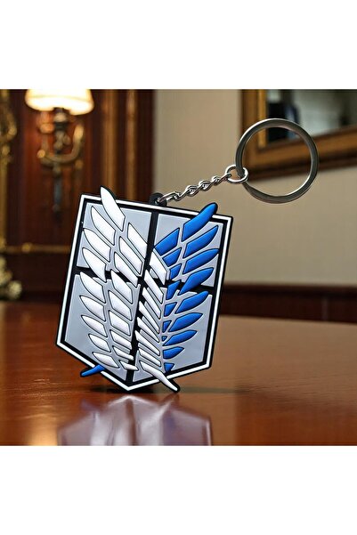 FG KONNİCHİWA НОВИЯТ СЕЗОН Аниме Attack On Titan SLİKON Ключодържател