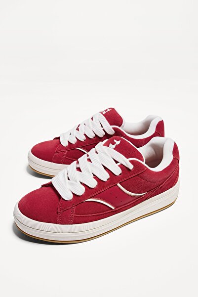 Bershka DERİ skater spor ayakkabı