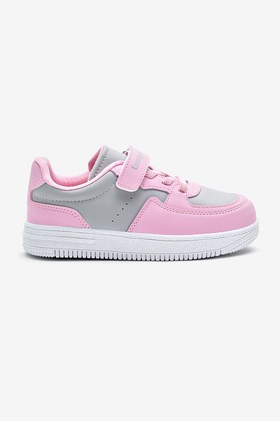 Tonny Black Pantofi sport pentru copii, unisex, roz de gheață, cu talpă termică, cu velcro, cu șireturi din cauciuc