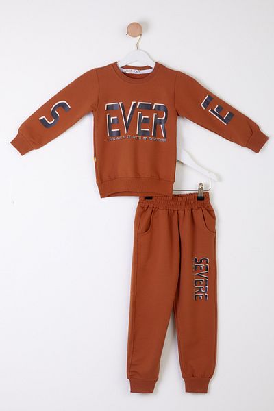 TOFİSA Boy's Brown Children's Set - 26257