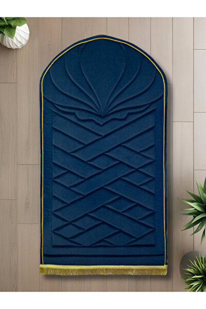 ATEX BİNİCİLİK Ipek Kadife Kapitone Seccade - Hafızalı Sünger - Hac Umre Çeyiz