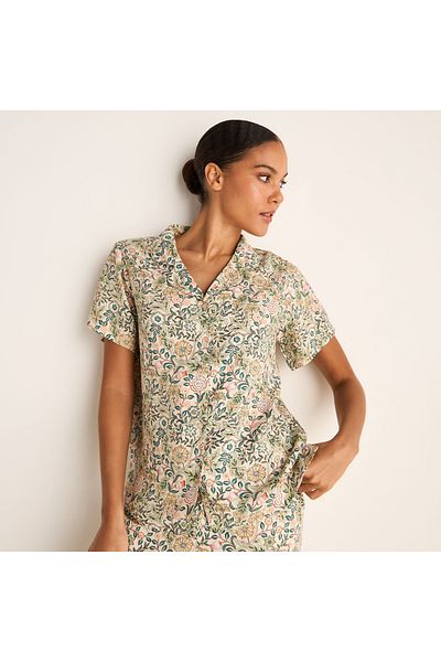 FAV Printed Shirt with Pyjama and Eye Mask