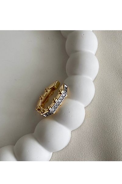 gaila design Gold Yellow Bague Earcuff Cartilage Earrings