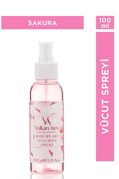 Volkan Ates Natural & Beauty Vücut Spreyi Body Splash Sakura 100 ml