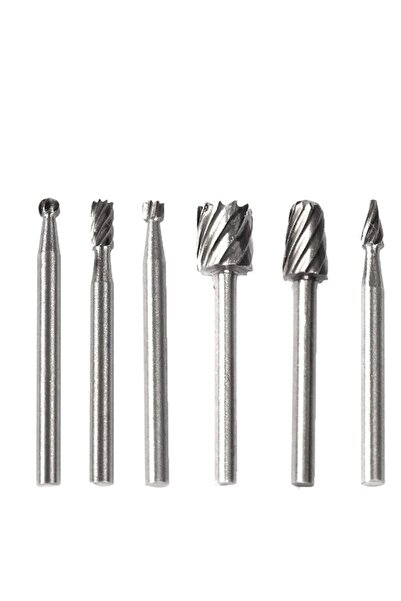 Rotary Dremel Dramel Hss 3mm Matkap Ucu Takımı Uç Uçları 6 Adet Mini