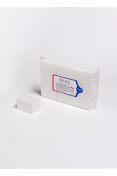 QNAİL PROFESSİONAL Tüysüz Jel Protez Kalıcı Oje Mendili Manikür Temizleme Mendili 540 Adet Tüy Bırakmayan