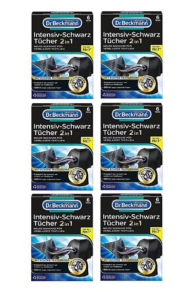 Dr.Beckmann Color Protective Wipes for Black 6 Pieces x 6 Pieces
