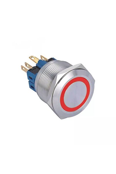 CLASSLIGHTS Push Button 25mm with Return 12-24V Red Led