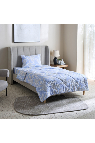 Home Box Malta Evelyn 2-Piece Printed Cotton Twin Comforter Set 160x220 cm