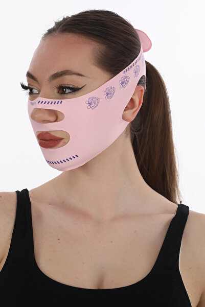 BURAKÖZTÜRK مشد الوجه، جهاز تجميع الذقن المزدوج، حزام الرقبة، شفط الدهون في الوجه، حزام رفع الوجه القابل للتنفس