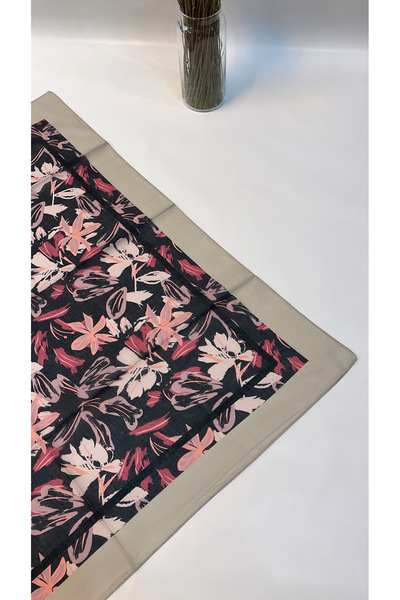 Onur Scarf - Lightweight Comfortable Use Soft Fabric Scarf Floral Pattern Fashion Product Trend Store