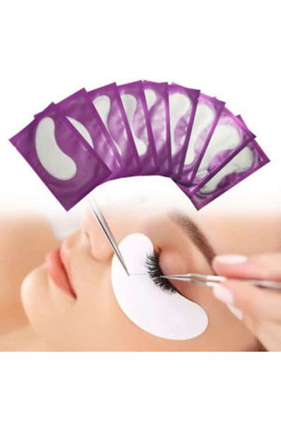 Müstesna 10 Silk Eyelashes - Under Eye Pad, Hydrogel Permanent, for Makeup