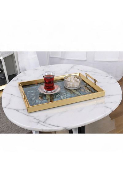ROSE CENTER Decorative Tray, Special Design Presentation Tray, 42x29cm