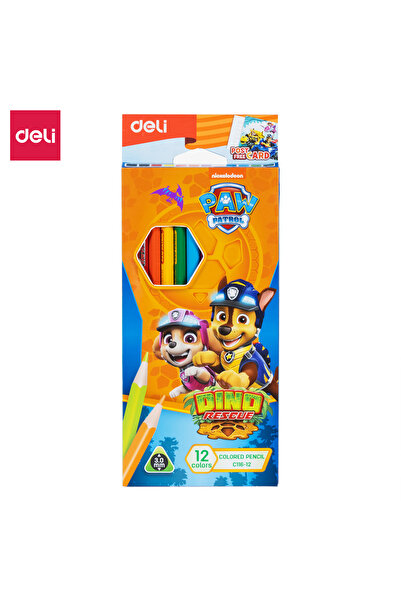 Deli أقلام رصاص ملونة 12 لونًا EC116-12