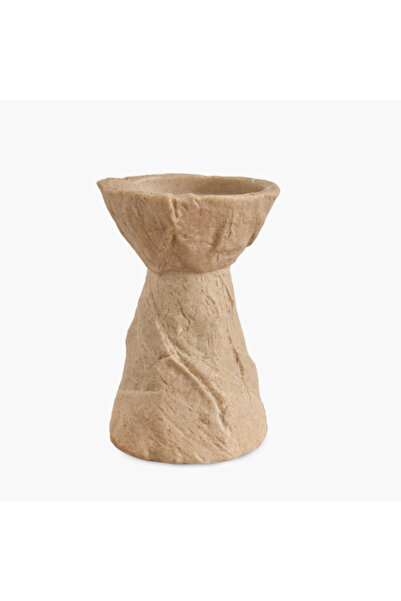 Home Box Whyton Travetine Candleholder 10x10x15 cm