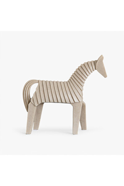 Home Box زينة حصان مخططة من سيلتون، مقاس 24×6.5×22 سم