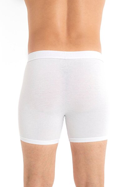 Jiber Чоловічі триколірні бавовняні модальні білі боксери 288