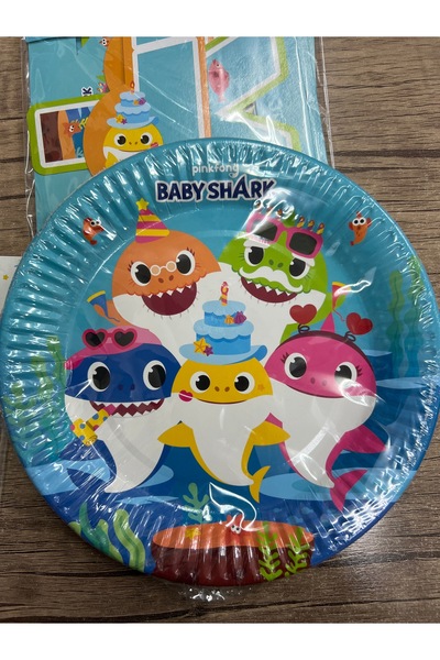 Baby Shark Doğumgünü Parti Seti