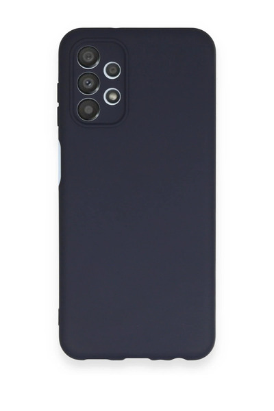 New Face Samsung Galaxy A13 4g Case First Silicone - Navy Blue Zngzr