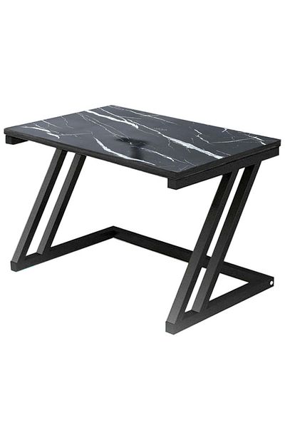 Quasar & Co. Universal Shelf, Microwave Safe, 57x38x38 Cm, Wood/Metal, Marbled Black