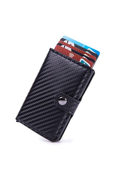 OEM Eco-leather wallet, RFID protection, Suitable for 6-7 bank cards, 10 x 6.6 cm