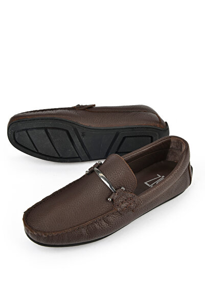 Ziya Чоловічі шкіряні черевики 1511007ZB02 Кава