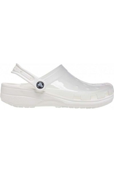 Crocs Saboți translucidi clasici Alb - Alb 39-40 Eu - M7/w9 Us