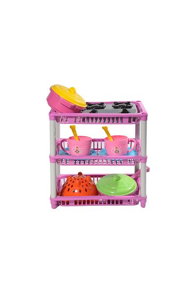 BubbyPlay Three-Storey Kitchen Set - Fun and Educational Children's Toy