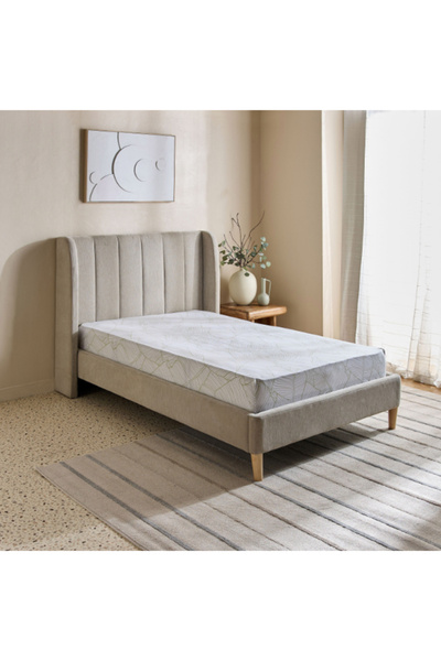 Home Box ملاءة سرير مزدوجة مطبوعة من القطن من مالطا موسى، مقاس 120×200+33 سم